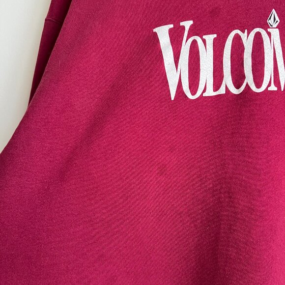 Vintage 90s RARE Volcom Surfing Maroon Crewneck Size L - Picture 5 of 7